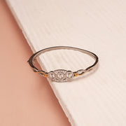 Majestic Silver Kada with Contemporary CZ Design