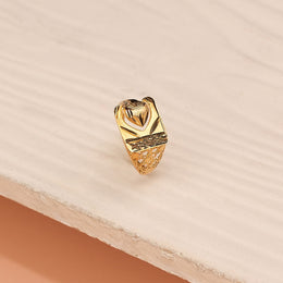 Silver Heart Highlight Ring
