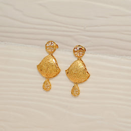 Stylish Silver Earrings in Turkish Design