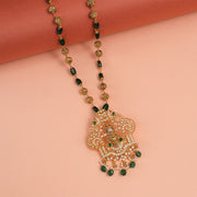 Divine Lord Venkateswara Silver Pendant with Stones