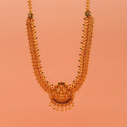 Silver Kaasulaperu with Lakshmi Pendant