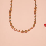 Calssic Silver Mala with Nakshi Beads & Pearls