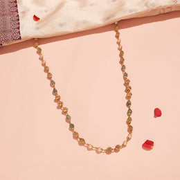 Calssic Silver Mala with Nakshi Beads & Pearls