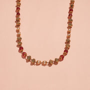 Traditional Silver Mala with Antique Nakshi Beads & Pearls