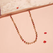 Traditional Silver Mala with Antique Nakshi Beads & Pearls