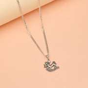 Silver Saggitarius Zodiac Pendant