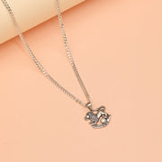 Silver Leo Zodiac Pendant