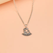 Silver Aquarius Zodiac Pendant