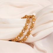 Silver Kundan Studded Bangles