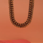 Divine Antique Silver Lakshmi Kaasulaperu with Kalash Design