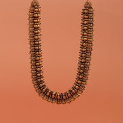 Divine Antique Silver Lakshmi Kaasulaperu with Kalash Design