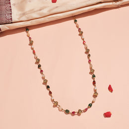 Heritage Silver Mala with Nakshi Beads & Corals