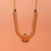 Temple Silver Lakshmi Kaasulaperu with Lakshmi Pendant