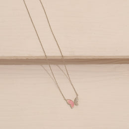 Majestic Silver Chain with Butterfly Pendant