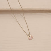 Silver Chain with Crescent & Star CZ Pendant
