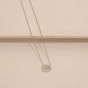 Sleek Silver Chain with Infinity CZ Pendant