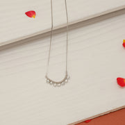 Silver Chain with Pearl Pendant