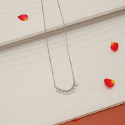 Silver Chain with Pearl Pendant