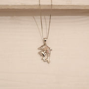 Daily Wear Silver Chain with Trendy Dolphin Pendant
