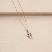 Daily Wear Silver Chain with Trendy Dolphin Pendant