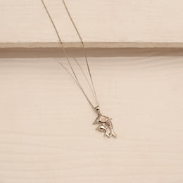 Daily Wear Silver Chain with Trendy Dolphin Pendant