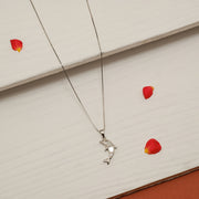 Sleek Silver Chain with Dolphin Pendant
