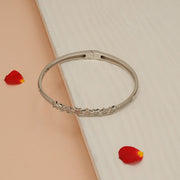 Starry Silver Kada with CZs