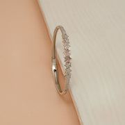 Starry Silver Kada with CZs