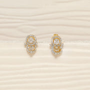 Stylish Silver CZ Studs