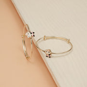 Trendy Hello-Kitty Silver Kids Kada