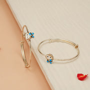 Stylish Hello-Kitty Silver Kids Kada