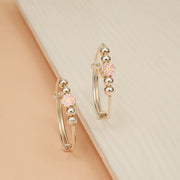 Kids Silver Kada with Floral Highlight