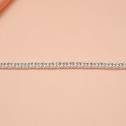 Classic Silver Link Bracelet for Men