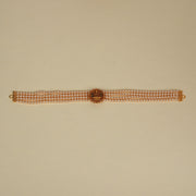 Pearl Choker with with Silver Lakshmi Pendant
