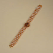 Pearl Choker with with Silver Lakshmi Pendant
