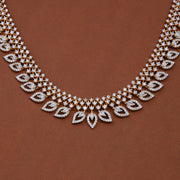 Elegant Marquise CZ Diamond-Inspired Necklace