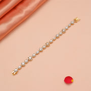 Elite CZ Stone Silver Bracelet