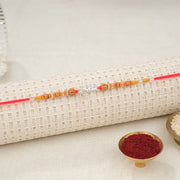 Silver Star with Bro Letter Rakhi