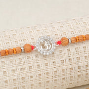 Silver Stone Ik Omkar Rakhi