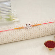 Silver Classic Om Rakhi