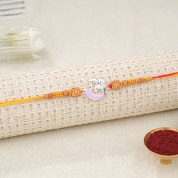 Silver Divine Om Rakhi