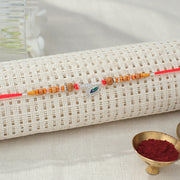 Silver Bansuri Rakhi For Bhai