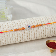 Silver Stone Lambodara Rakhi