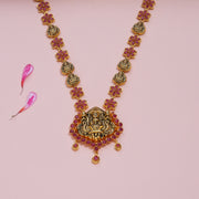 Elegant Ruby Lakshmi Haram